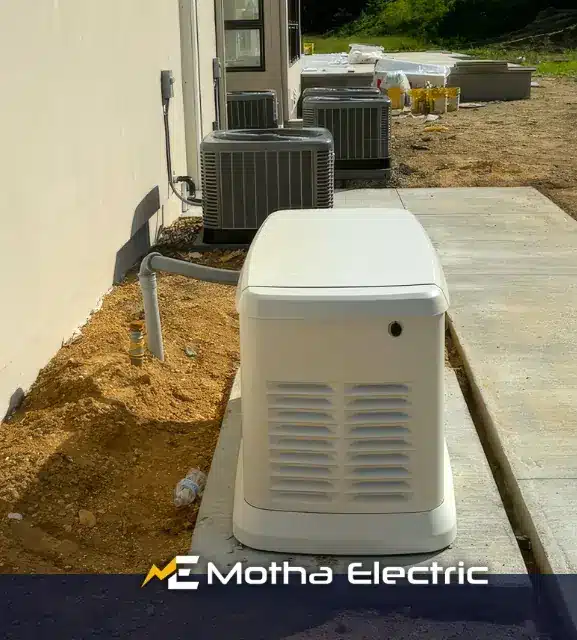 Generator installed by Motha Electric in Middlesex County, MA.